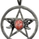 1 1/8 Triple Moon Pentagram amulet
