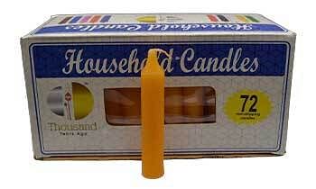 (set of 72) Orange 4" household candles