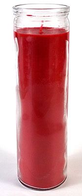 Red 7-day jar candle