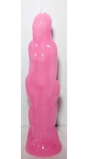Pink Female candle