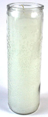 White 7-day jar candle