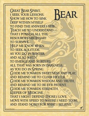 Bear Prayer poster