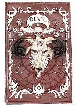 3 3/4"x 5 1/2" Baphomet tarot box