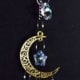 13"  Golden Crescent sun catcher