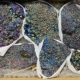 ~4.5# Crystal druse black rainbow