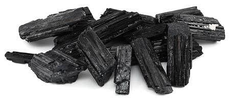 1 lb Black Tourmaline untumbled stones