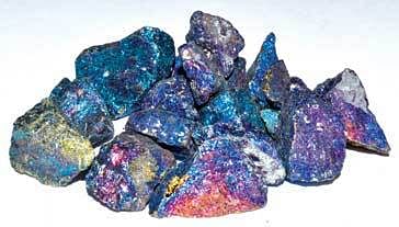 1 lb Chacopyrite untumbled stones Chip size