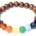8mm 7 Chakra Copper beads                                                                                               