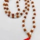 Rudraksha & Quartz japmala