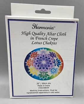 35" dia Chakra Lotus altar cloth