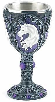 Unicorn Chalice 7 1/2"