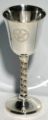 Pentagram Chalice 4 3/4"