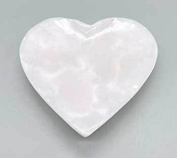 4" Heart offering plate