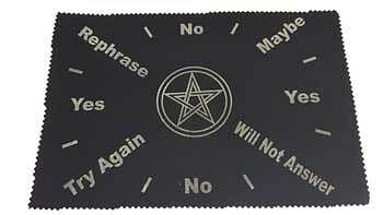 8"x12" Pentagram pendulum mat
